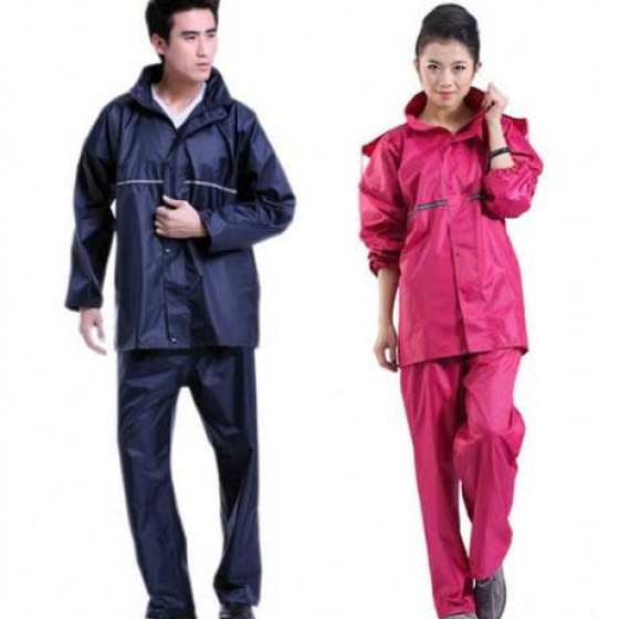 Bộ áo mưa phối màu có sẵn nhận may in logo theo yêu cầu từ 100 bộ