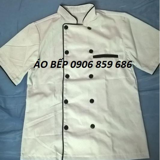 ÁO BẾP MÀU TRẮNG 