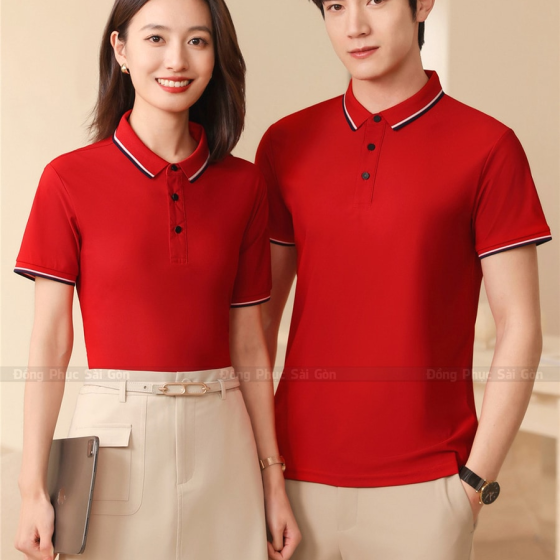 Áo thun đồng phục may theo yêu cầu khách hàng